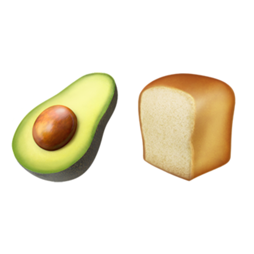 🥑🍞 Emoji Domain iOS rendering